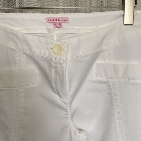 Axara Paris White Bell Bottom Pant Size 10 - Picture 3 of 12